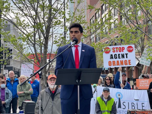 At Evanston May Day Rally, Protesters Decry Trump Administration Cuts